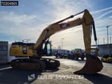 2018 Caterpillar 352F crawler excavator, rear three-quarter view