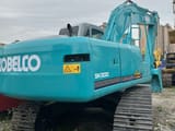 2020 Kobelco SK200 crawler excavator, rear three-quarter view