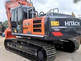 2019 Hitachi Zaxis 210 crawler excavator, rear three-quarter view