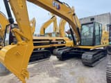 2024 Caterpillar 320GC crawler excavator, front three-quarter view