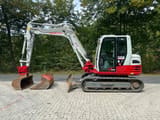2017 Takeuchi TB290 mini excavator, side view