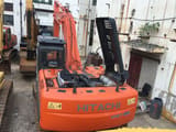 2015 Hitachi ZX240-3G crawler excavator, rear view with engine compartment open