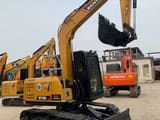 2023 Sany SY75C Pro mini excavator, front three-quarter view