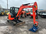 2023 Kubota KX037-4 mini excavator, side view