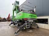 2018 Sennebogen 835E material handler, rear three-quarter view