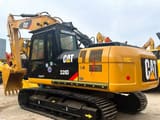2020 Caterpillar 320D crawler excavator, rear three-quarter view