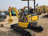 2022 Komatsu PC30MR mini excavator, rear three-quarter view