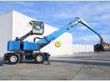 2016 Fuchs MHL350 material handler, side view
