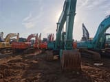 2020 Kobelco SK200 LC crawler excavator, front view