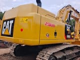2024 Caterpillar 349D crawler excavator rear three-quarter view