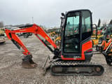 2015 Kubota U27-4 mini excavator, side view