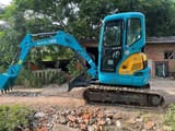2023 Kubota U-35 mini excavator, side profile view