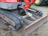 2004 Yanmar VIO 45 mini excavator undercarriage and blade view