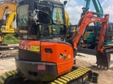 2023 Kubota U35 mini excavator rear three-quarter view