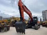 2023 Doosan DX340LC crawler excavator, front view