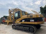 2020 Caterpillar 320C crawler excavator, rear three-quarter view