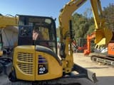 2022 Komatsu PC40MR mini excavator, side view