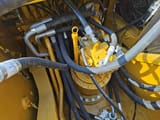 2020 Caterpillar 329D crawler excavator engine compartment detail