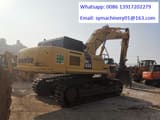 2020 Komatsu PC450 crawler excavator rear three-quarter view