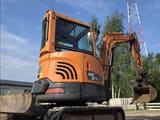 2008 Doosan DX27Z mini excavator, low-angle rear view