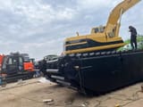 2023 Caterpillar 320BL amphibious excavator, side view
