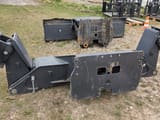 2024 Doosan wheel excavator blade and outrigger components