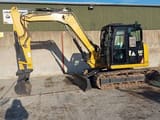 2019 Caterpillar 308E2CR crawler excavator, side profile view