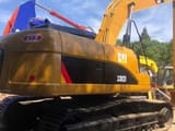 2000 Caterpillar 330D crawler excavator rear three-quarter view