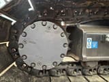 Hitachi ZX120 crawler excavator final drive and track detail
