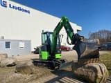 2024 LiuGong 9027 FE mini excavator, front three-quarter view