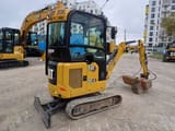 2019 Caterpillar 301.8 crawler excavator, rear three-quarter view