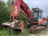 1996 O&K RH9 excavator, side view