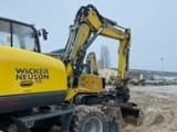 2020 Wacker Neuson EW100 wheel excavator, side view