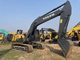 2023 Volvo EC210 crawler excavator, side profile view