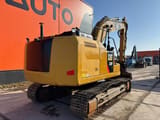 2016 Caterpillar 320F crawler excavator, rear three-quarter view