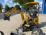 Berger Kraus BK1250JSR mini excavator, side view