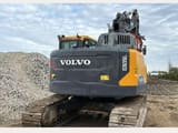 2019 Volvo ECR235EL crawler excavator rear view