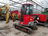2017 Yanmar VIO25-6 mini excavator, rear three-quarter view