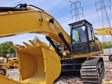2024 Caterpillar 330D2L crawler excavator, front three-quarter view
