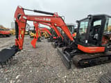 2023 Kubota KX163 mini excavator, front three-quarter view