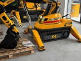 2018 Brokk 110 crawler excavator, side view