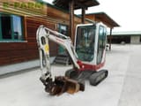 2015 Takeuchi TB216 mini excavator, front three-quarter view