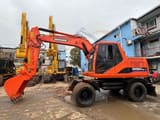 2022 Doosan DH150W-7 wheeled excavator side view
