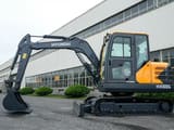 2026 Hyundai HX60G mini excavator side view