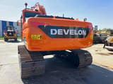 2026 Develon DX220 LCA crawler excavator, rear view