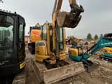 2018 XCMG XE35U mini excavator, front three-quarter view