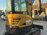2018 Sany SY35C mini excavator, rear three-quarter view
