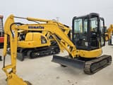 2021 Komatsu PC70 mini excavator, side view