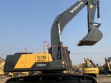 2023 Volvo EC290 crawler excavator, side profile view