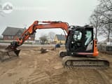 2018 Hitachi ZX85US-5A mini excavator, side profile view